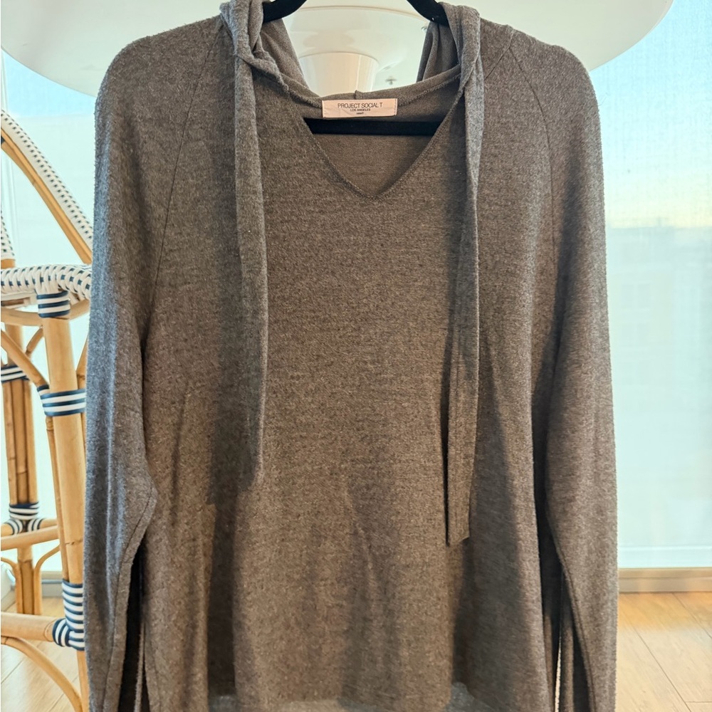 Project Social T Charcoal Hoodie